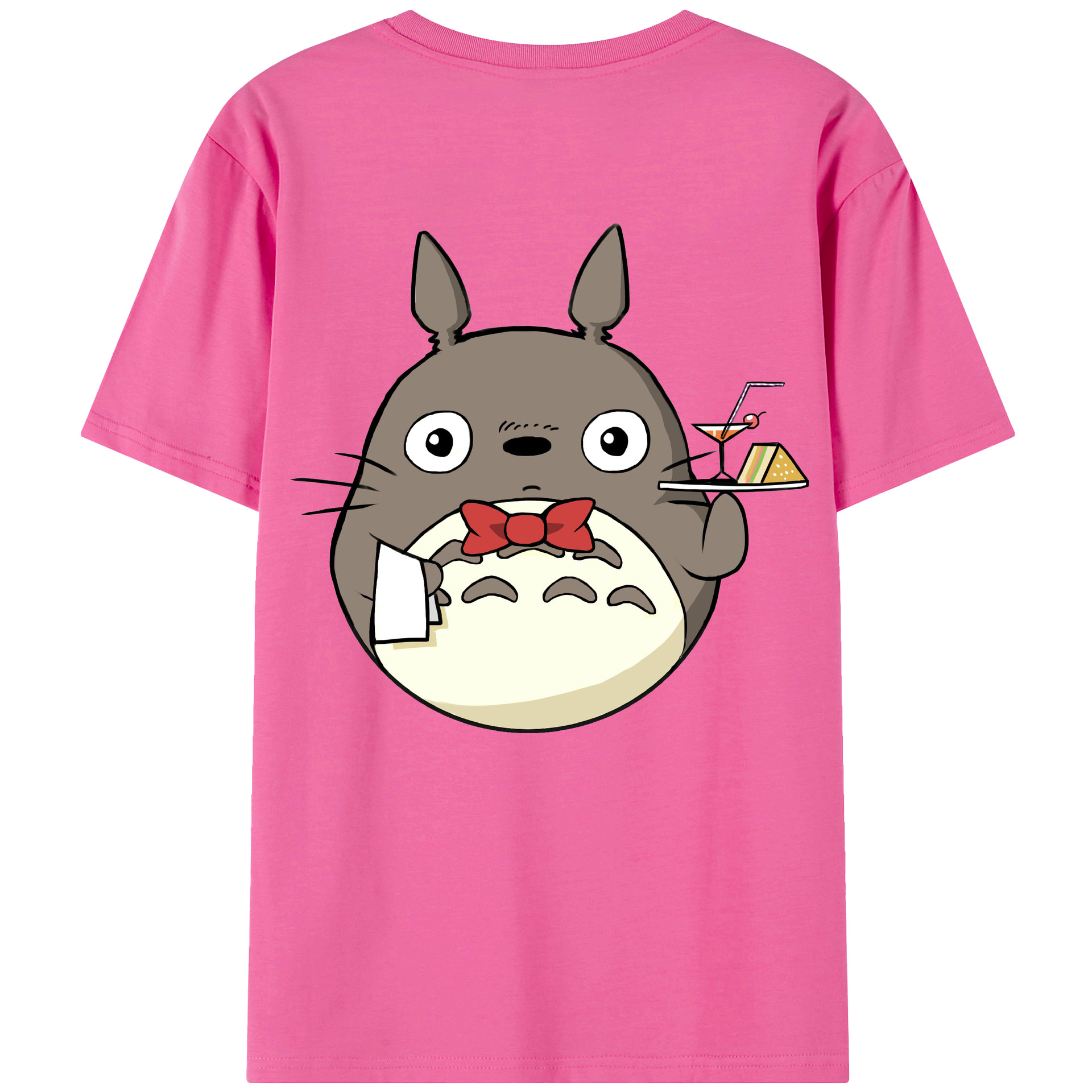 （画像用） となりのトトロ 草壁メイ 草壁サツキ My Neighbor Totoro Satsuki Kusakabe Mei Kusakabe レディース半袖Tシャツ(バックプリント)